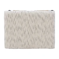 Linon Arjean Living Room Collection Upholstered Footstool