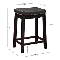 Linon Covewood 2-pc. Counter Height Bar Stool