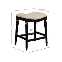 Lockhart Big and Tall Backless Counter Stool