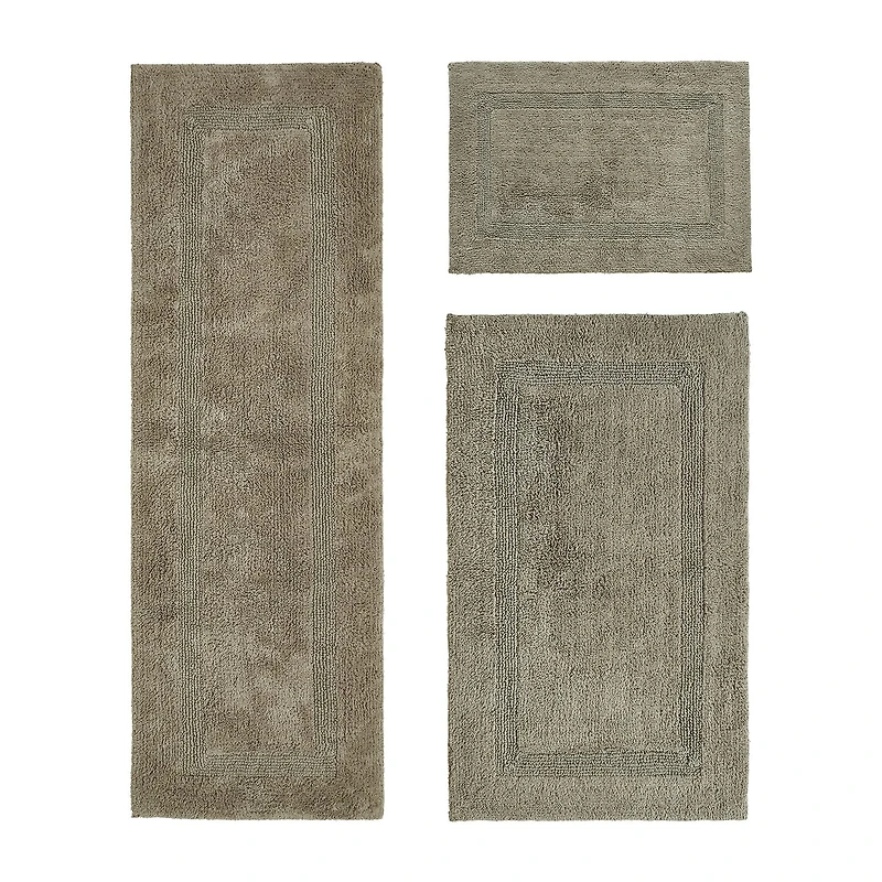 Better Trends Lux Tufted Mat -pc. Bath Rug Set