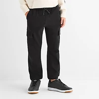 Thereabouts Pull-On Jogger Little & Big Kid Boys Adjustable Waist Drawstring Cuffed Cargo Pant