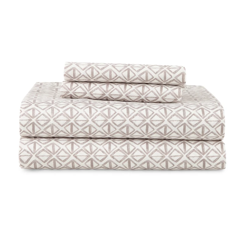 Home Expressions Mercer Stripes Complete Bedding Set With Sheets