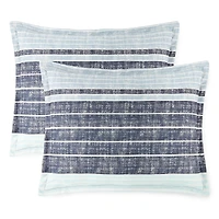 Home Expressions Mercer Stripes Complete Bedding Set With Sheets
