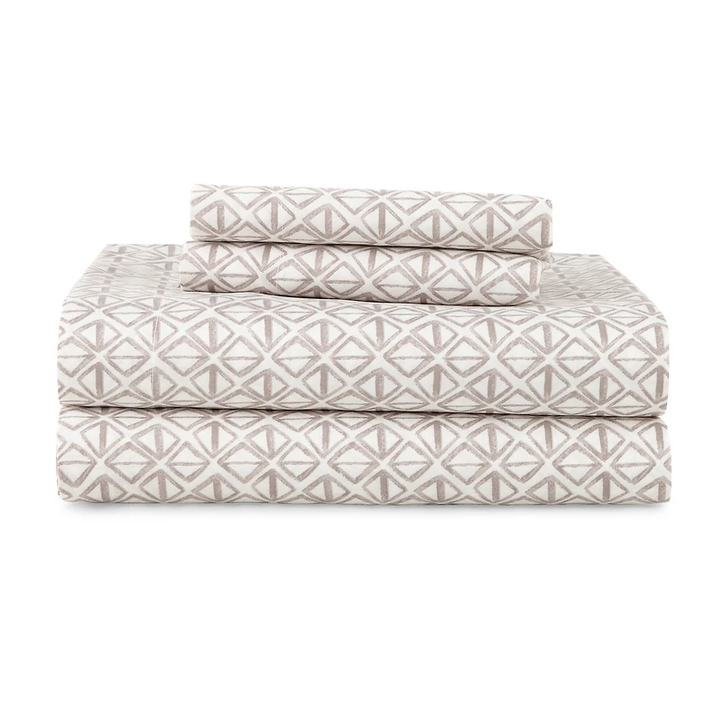 Home Expressions Mercer Stripes Complete Bedding Set With Sheets