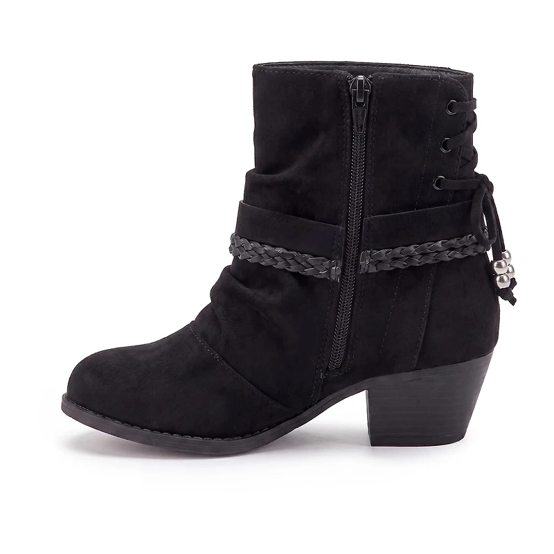 Pop Womens Encinitas Block Heel Booties