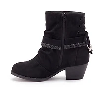 Pop Womens Encinitas Block Heel Booties