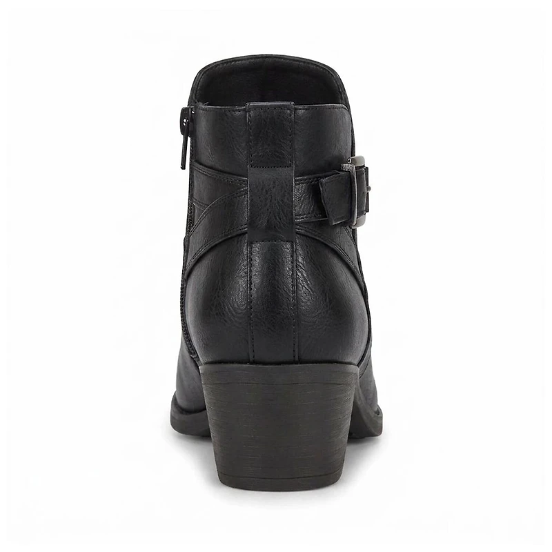 Pop Womens Raveline Block Heel Booties