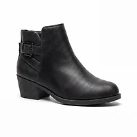 Pop Womens Raveline Block Heel Booties