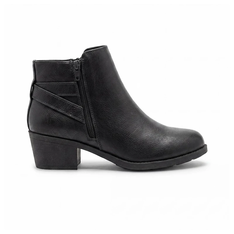Pop Womens Raveline Block Heel Booties
