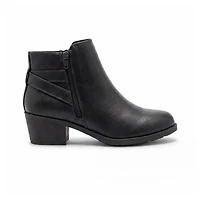 Pop Womens Raveline Block Heel Booties