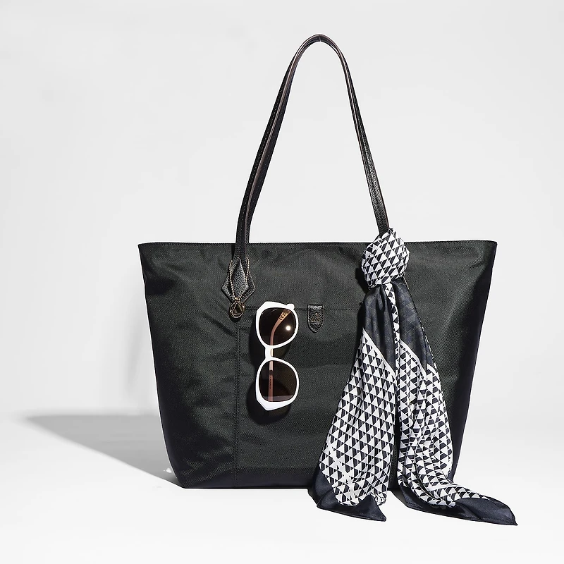 Liz Claiborne Louise Nylon Tote Bag