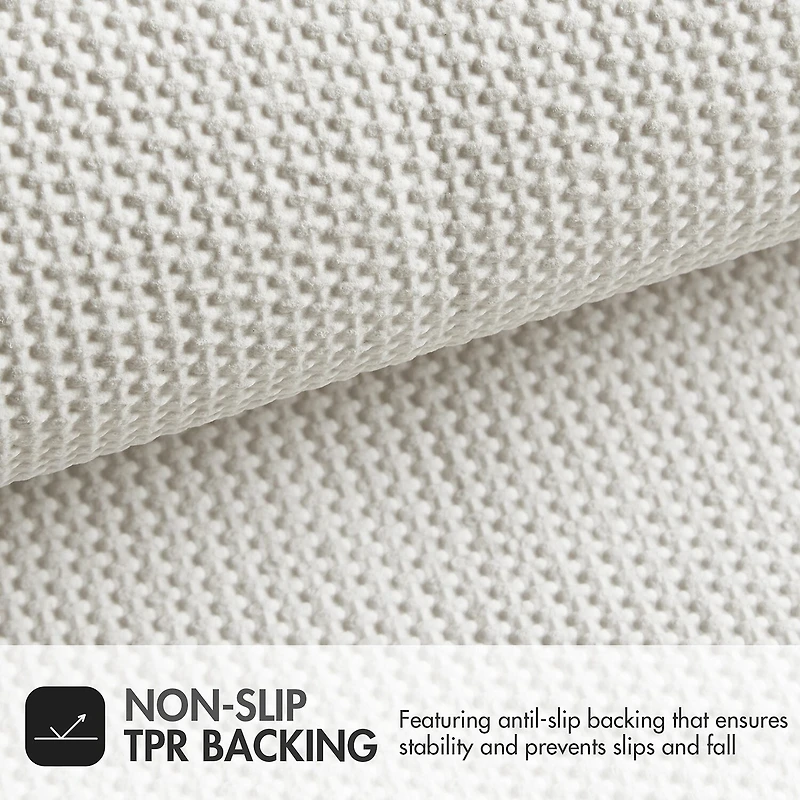 Madison Park Tufted Pearl Channel Soft Solid Bath Rug