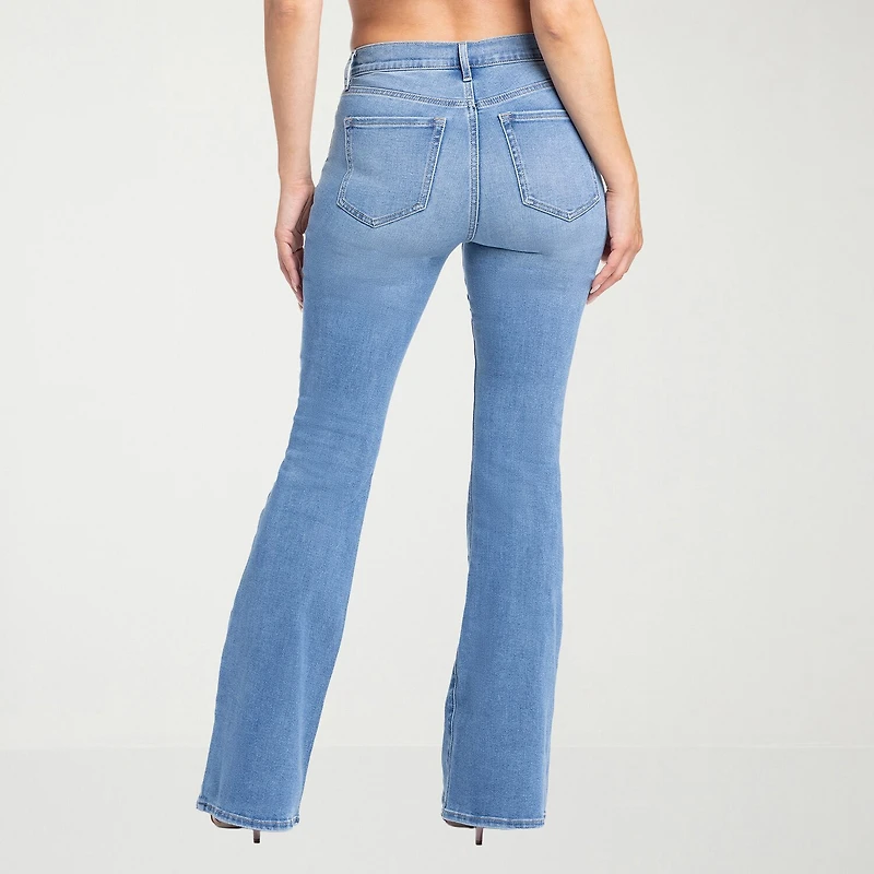 JS Jessica Simpson Womens High Rise Flare Leg Jean
