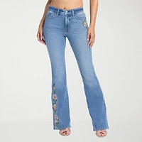 JS Jessica Simpson Womens High Rise Flare Leg Jean