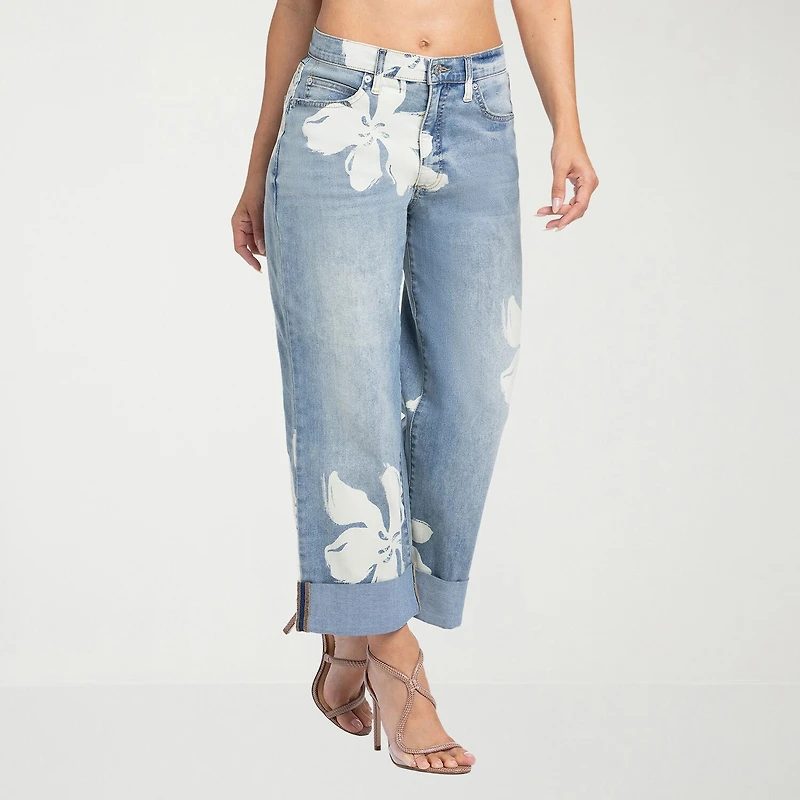 JS Jessica Simpson Womens High Rise Boyfriend Jean