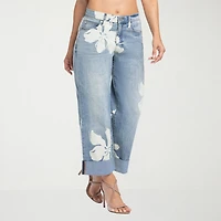 JS Jessica Simpson Womens High Rise Boyfriend Jean