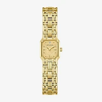 Bulova Goddess Of Time Womens Gold Tone Stainless Steel Bracelet Watch 97p184