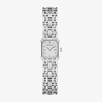 Bulova Goddess Of Time Womens Silver Tone Stainless Steel Bracelet Watch 96p263