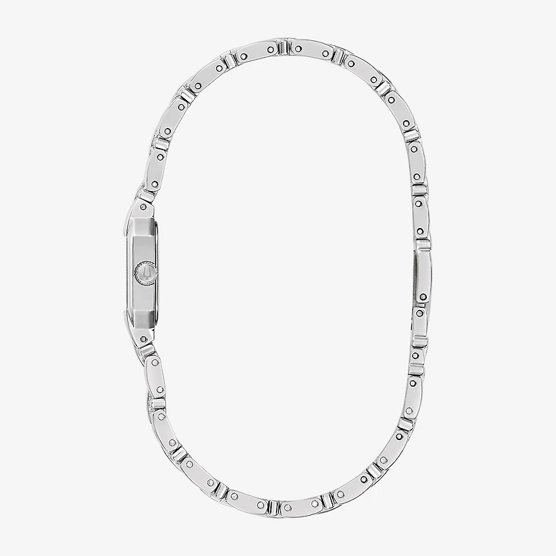 Bulova Goddess Of Time Womens Silver Tone Stainless Steel Bracelet Watch 96p263