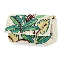 Gunne Sax by Jessica McClintock Caitlyn Jungle Beaded Beaded Clutch
