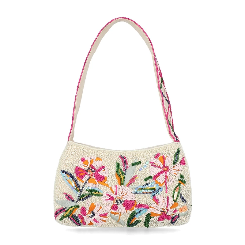 Gunne Sax by Jessica McClintock Juniper Floral Beaded Shoulder Bag