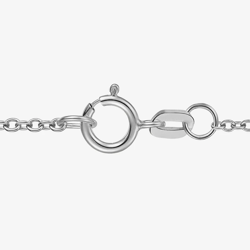 Lab-Created Gemstone Sterling Silver 18 Inch Y Necklace