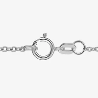 Lab-Created Gemstone Sterling Silver 18 Inch Y Necklace