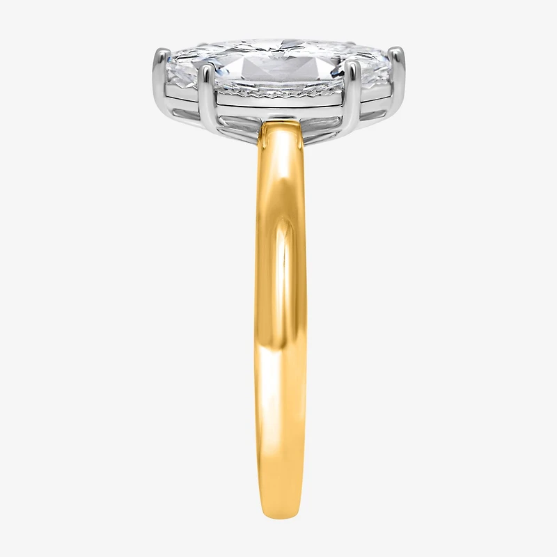 (I / Si2) Womens 2 CT. Lab Grown White Diamond Marquise Solitaire Engagement Ring