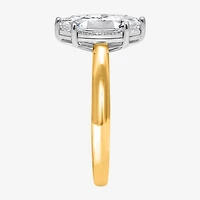 (I / Si2) Womens 2 CT. Lab Grown White Diamond Marquise Solitaire Engagement Ring