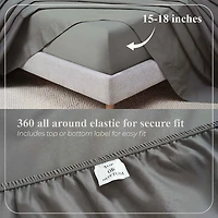 SUPERIOR® Apus Smooth Sateen Weave 500tc Deep Pocket Sheet Set