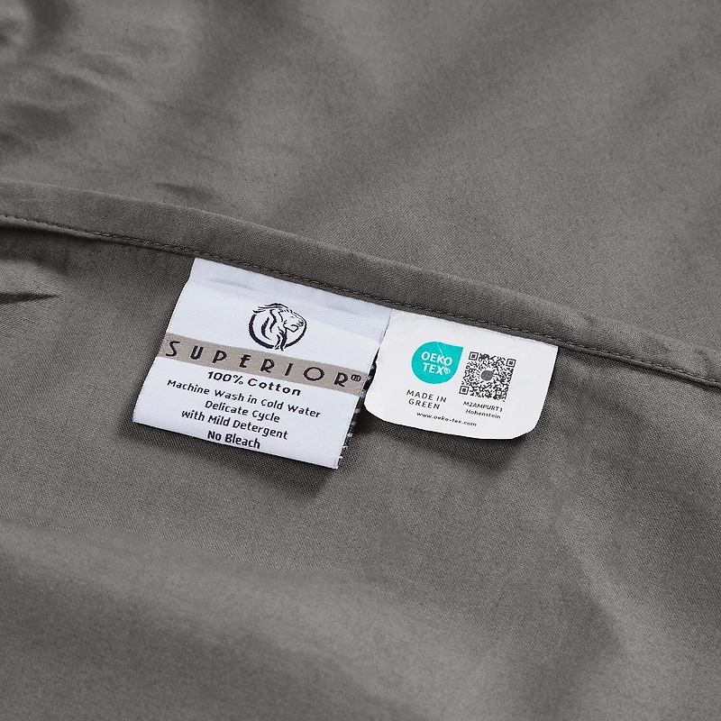 SUPERIOR® Apus Smooth Sateen Weave 500tc Deep Pocket Sheet Set