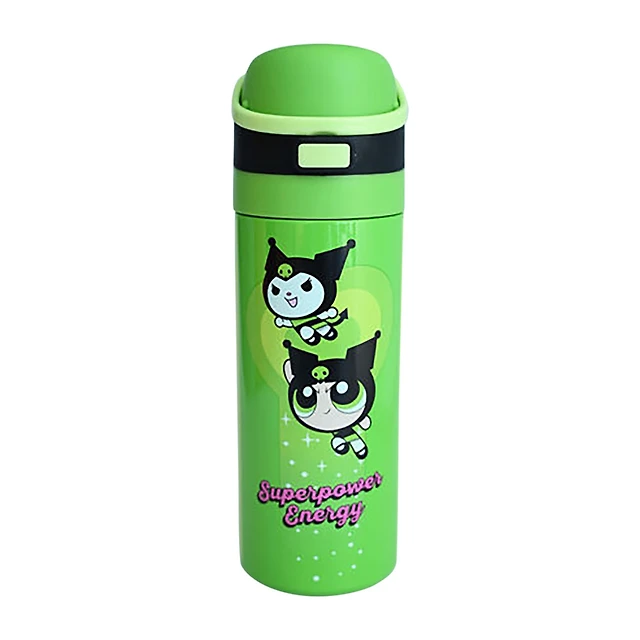 Hello Kitty and Powerpuff Girls Superpower Energy Stainless Steel 24oz. Kargo Water Bottle