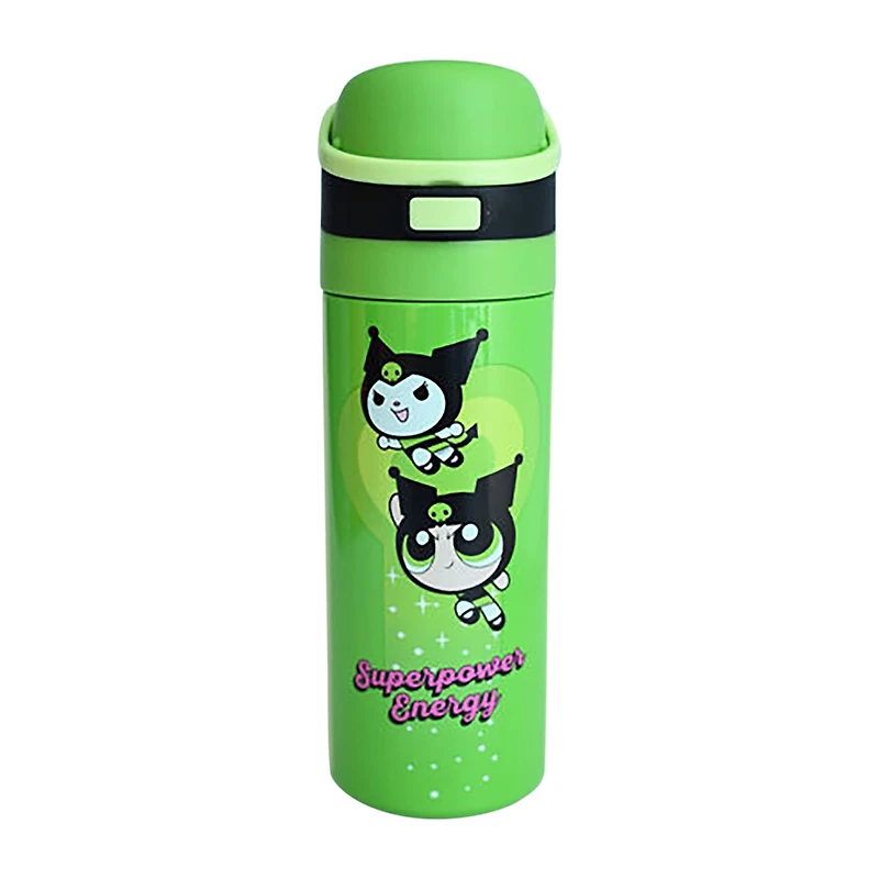 Hello Kitty and Powerpuff Girls Superpower Energy Stainless Steel 24oz. Kargo Water Bottle