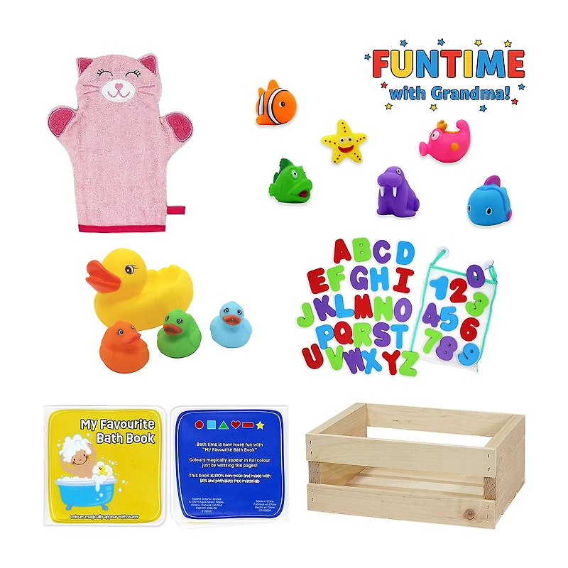 3 Stories Trading Company Funtime With Grandma 46-pc. Bath Toy