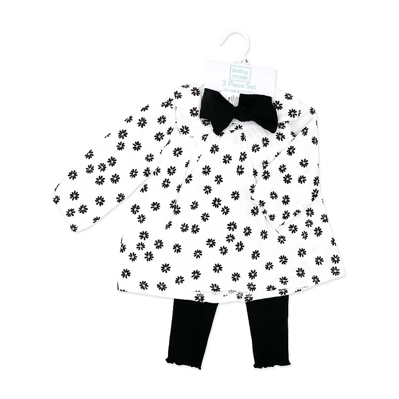 3 Stories Trading Company Baby Girls 3-pc. Pant Set