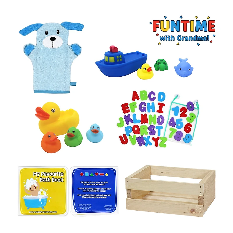 3 Stories Trading Company Funtime With Grandma 46-pc. Bath Toy
