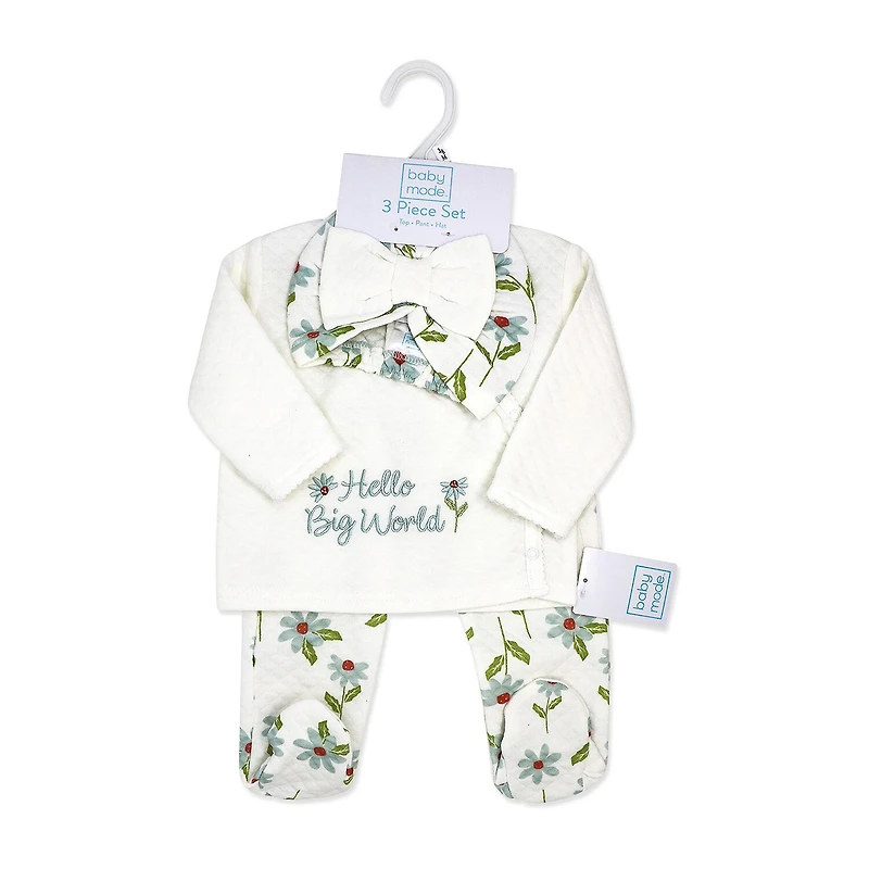 3 Stories Trading Company Baby Girls 3-pc. Clothing Set