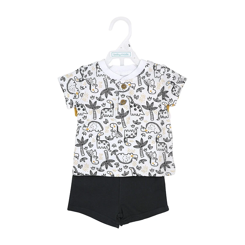 3 Stories Trading Company Baby Boys 3-pc. Short Set