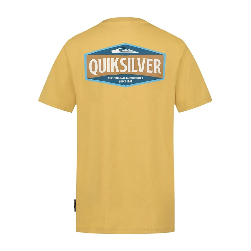 Quiksilver Big Kid Boys Crew Neck Short Sleeve Regular Fit Graphic T-Shirt