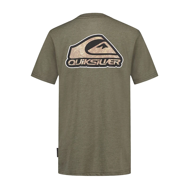 Quiksilver Big Kid Boys Crew Neck Short Sleeve Regular Fit Graphic T-Shirt