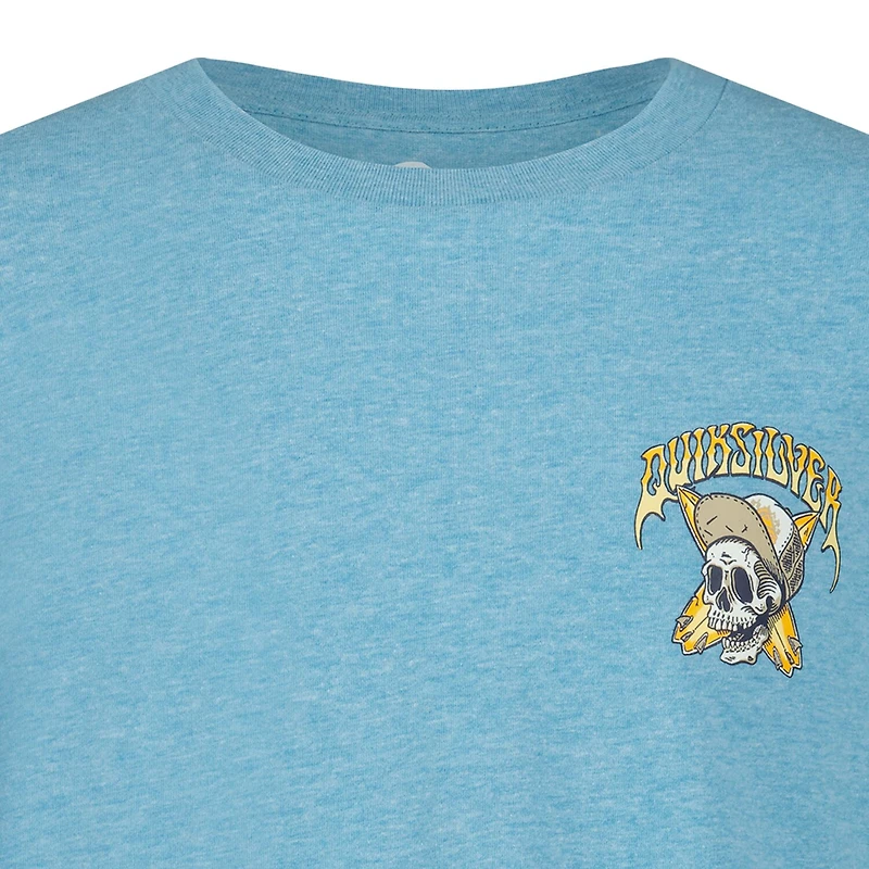 Quiksilver Big Kid Boys Crew Neck Short Sleeve Regular Fit Graphic T-Shirt