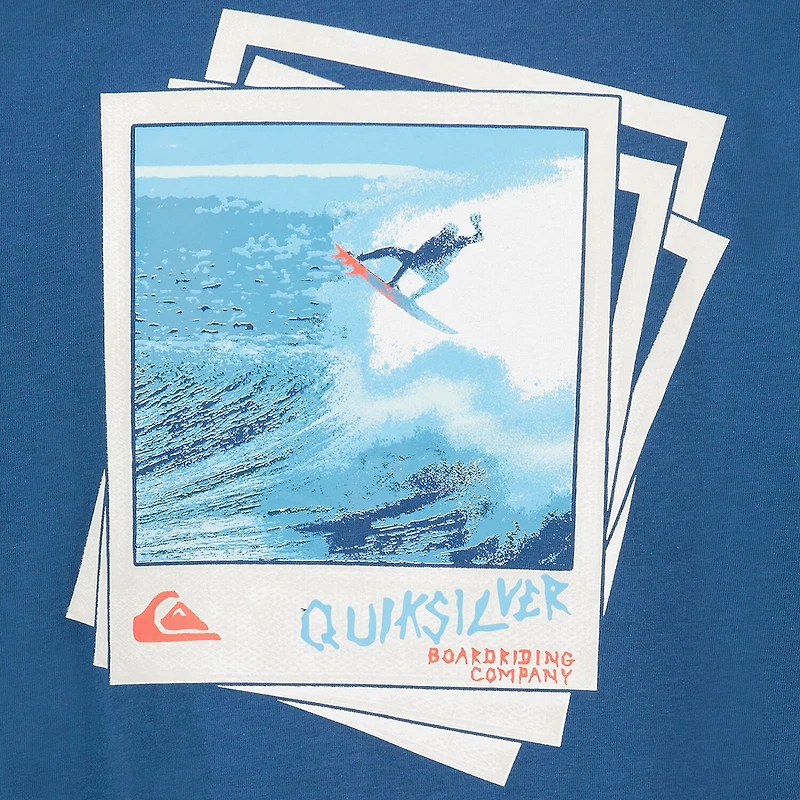 Quiksilver Big Kid Boys Crew Neck Short Sleeve Regular Fit Graphic T-Shirt