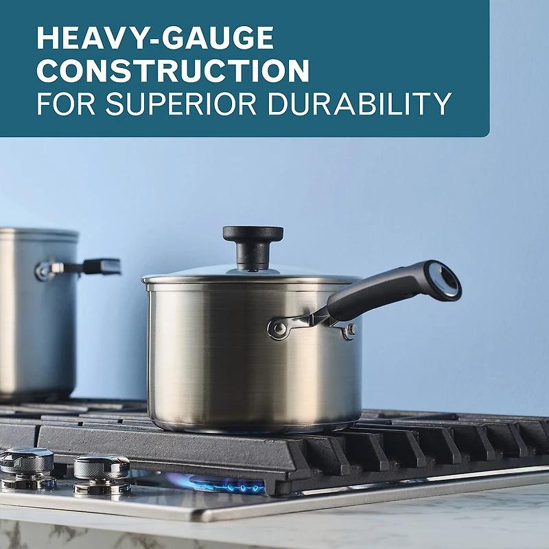 Farberware Truecook 12-pc. Stainless Steel Cookware Set