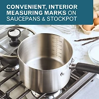 Farberware Truecook 12-pc. Stainless Steel Cookware Set
