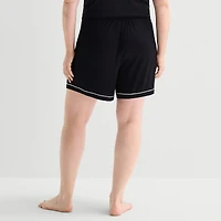 Liz Claiborne Womens Plus Pajama Shorts