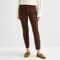 St. John's Bay Womens Tall Mid Rise Skinny Fit Jean