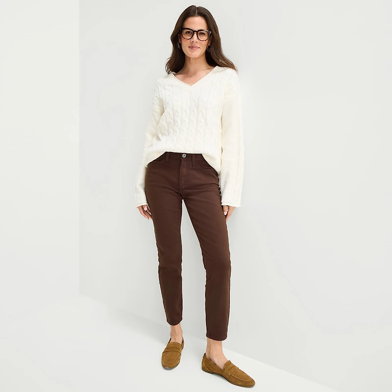 St. John's Bay Womens Tall Mid Rise Skinny Fit Jean