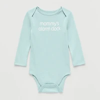 Okie Dokie Baby Unisex Crew Neck Long Sleeve Rib Bodysuit