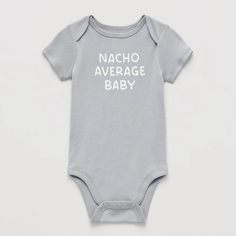 Okie Dokie Baby Boys Crew Neck Short Sleeve Rib Bodysuit