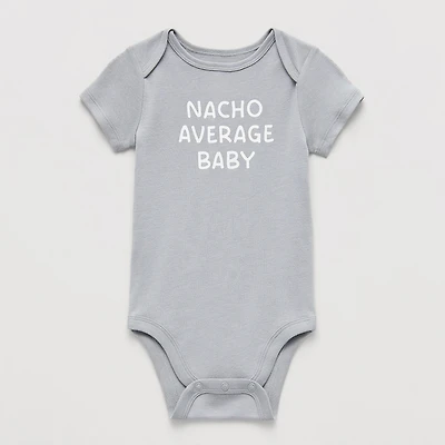 Okie Dokie Baby Boys Crew Neck Short Sleeve Rib Bodysuit